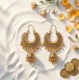 Gold Ethnic Earrings