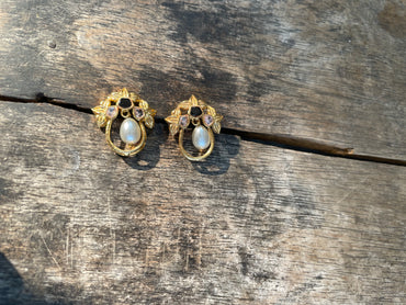 Amber earrings