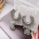 Silver Ethnic Earrings