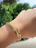 Flat Gold Bracelet