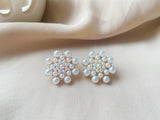 Snowflake Pearl studs