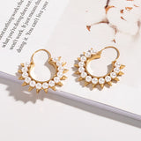 Ethnic Pearl Hoops