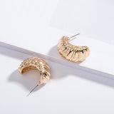 Broad Shell Studs