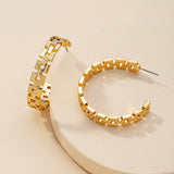 Square Chain hoops