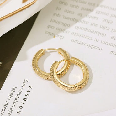 Thin Small Gold Hoops