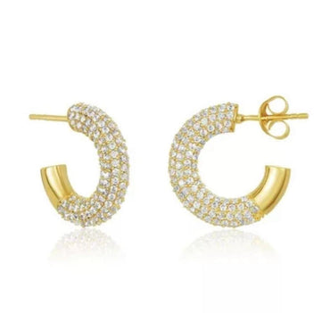 Studded Hoops