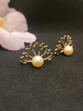 Pearl Petal Studs