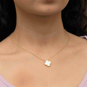 White Clover Necklace