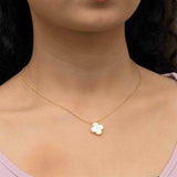 White Clover Necklace