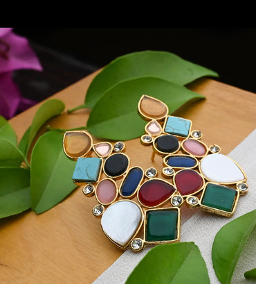 Multi Coloured Earrings
